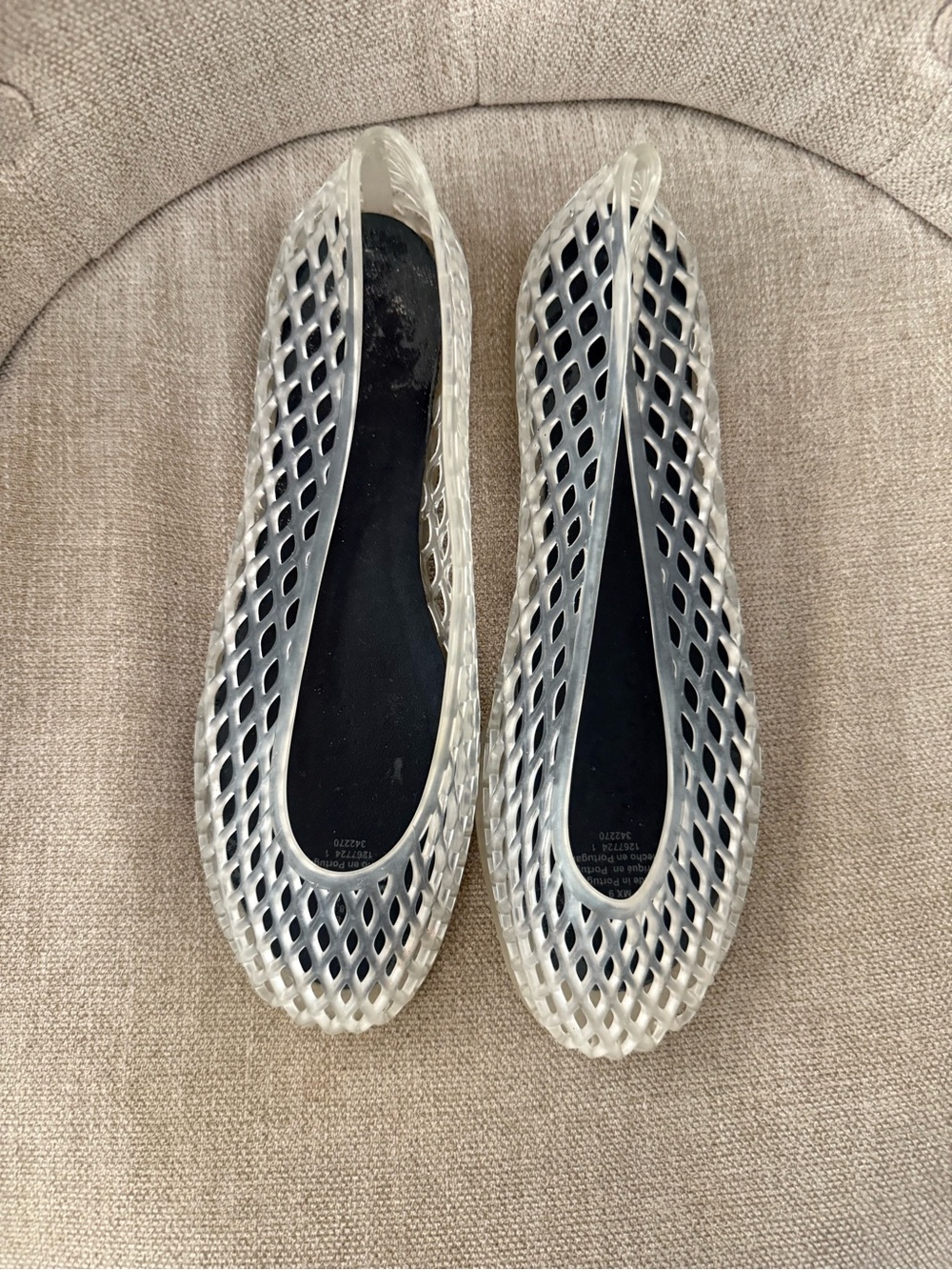 COS Clear Jelly Ballet Flats
